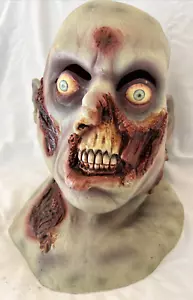 Zombie Gross Scary Evil Horror Adult Latex Halloween Mask Mexico Vintage - Picture 1 of 6