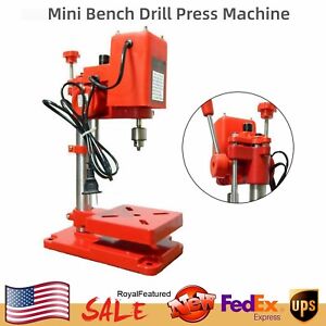 Mini Bench Drill Press Machine Jeweler Wood Metal Work Tool Craft Jewelry Making