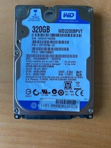 WesternDigital WD 320GB Festplatte HDD 2,5" Zoll - Bild 1 von 1