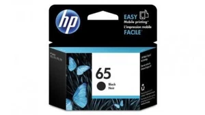 2 x Genuine HP65 Black Ink Cartridges N9K02AA For HP Deskjet 2620,5020,5034 5075 - Picture 1 of 1