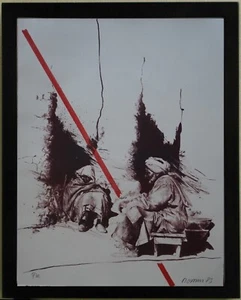 Lithographie COMPOSITION Signé DANIEL GASSER - Imagen 1 de 5