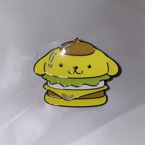 Loungefly Sanrio Fast Food Jalousiebox Emaille Pin Pompurin als Hamburger Neu - Bild 1 von 4