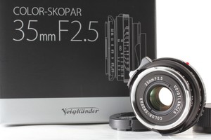 [Unused Box] Voigtlander COLOR-SKOPAR 35mm f2.5 P II Wide Angle Lens From JAPAN