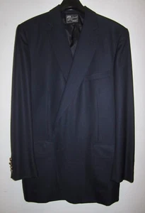 New HENRY POOLE Savile Row Sport Coat Blazer Holland & Sherry Enamel Buttons - Picture 1 of 15