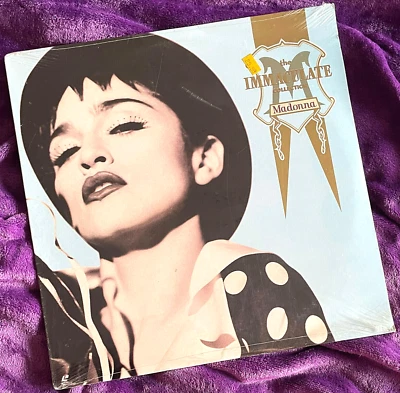 Sealed MADONNA : THE IMMACULATE COLLECTION VIDEOS LASERDISC  1990 1st Ed. 35Yrs! - Image 1 of 4