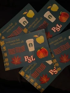 35 PSL STARBUCZkS starbucks 5 sheet stickers Stickers/Decals (G) - Picture 1 of 6