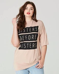 Simply Be Damen-T-Shirt mit Spruch Größe 12 14 16 18 20 22 26 28  - Bild 1 von 5