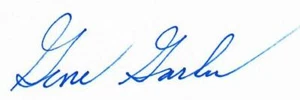 "Philadelphia Phillies" Gene Garber Signed 3X5 Card COA - Picture 1 of 1