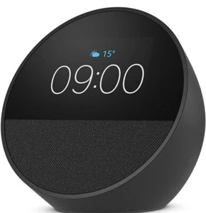 Reloj despertador inteligente Amazon Echo Spot 2024 con Alexa y sonido - Nuevo sellado al por menor - Imagen 1 de 4