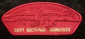 BSA BOY SCOUTS OF AMERICA PARCHE ASOCIACIÓN DE COMERCIANTES 2001 JAMBOREE GHOST CSP JSP - Imagen 1 de 2