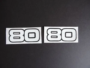 1980 1981 1982 1983 YAMAHA YZ 80 SIDE PANEL DECALS VINTAGE MOTOCROSS AHRMA - Picture 1 of 1