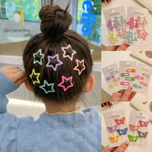 Children Cute Hair Clip Clip Baby Pentagram Girls Headdre Girl Fringe - Picture 1 of 22