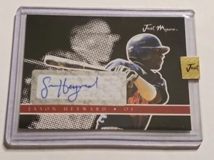 Jason Heyward 2008 Just Minors Black Auto 20/25 Signed Sealed Braves Dodgers - Picture 1 of 2
