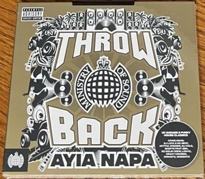 VARIOUS ARTISTS "THROWBACK: AYIA NAPA" BRAND NEW ORIGINAL 2018 UK 3CD ALBUM - Imagen 1 de 2