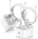 Iphone Usb C Charger Plug And Cable, Mfi Certified 2+2 Pack 20w Silver 