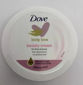Dove Beauty Cream body love 2.53 fl oz (75 mL) New Beauty Face And Body Cream - Picture 1 of 5
