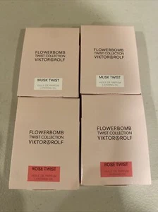 Lot 4 duo sets Viktor & Rolf Flowerbomb Twist - 2 * Rose / 2 * Musk / - Picture 1 of 2