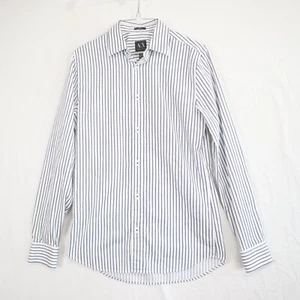 Armani Exchange Shirt Mens Small 14.5-15 Slim Fit Button Up Striped Long Sleeve - Picture 1 of 7