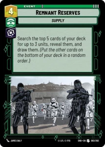 Remnant Reserves - Shadows of the Galaxy (Command,Villainy) - Picture 1 of 1