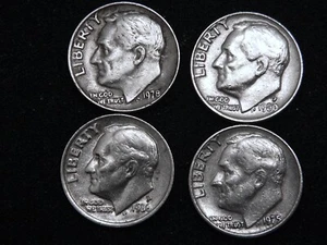 LOT 5 - ROOSEVELT DIMES RANDOM ERROR VARIETIES AND DATES AND CONDITIONS - Picture 1 of 10