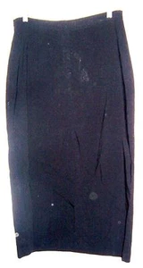 Venezia Jeans Black Rayon, Nylon & Spandex Skirt 35" long Skirt Sz 16  - Picture 1 of 1