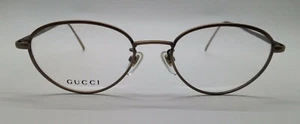 Gucci GG-2625J Matte Brown 8GK Metal Eyeglasses Frames 49-18-140 Japan Classic - Picture 1 of 5