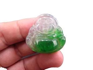 China,jade,Collectibles,Jadeite jade,rare Buddha,pendant A838 - Picture 1 of 5