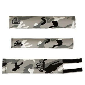 NEW SE Bikes Racing Urban Camo BMX 3 Piece Retro Pad Set - Picture 1 of 1