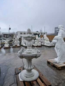 Springbrunnen "Der Frosch" Komplettsystem in Antik Grau - Bild 1 von 2