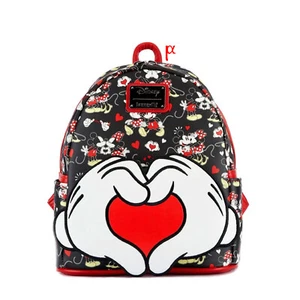 Mini Mochila Loungefly Disney Mickey and Minnie Mouse Love Heart Hands - Imagen 1 de 6