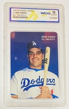 1994 Mother's Cookies Mike Piazza R.O.Y. Bat On Shoulder WCG 10 Rookie
