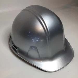 Custom Hard Hat SL Series Silver Metalic - Picture 1 of 7