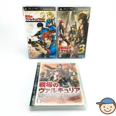 PS3 PSP Valkyria Chronicles 1 2 3 3Games PlayStation Sega RPG Japan - Image 1 of 4
