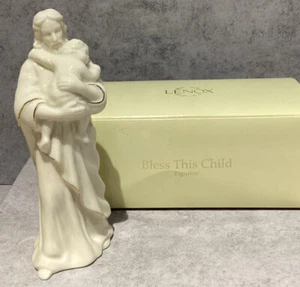 Lenox Bless This Child Figurine Jesus Holding Baby - Picture 1 of 6