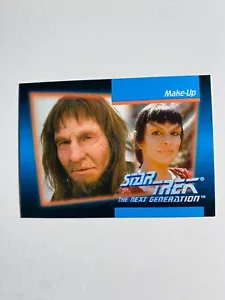 1992 STAR TREK THE NEXT GENERATION #83 MAKE-UP NM-MT CARD - Foto 1 di 2