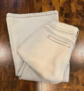Industrial Cotton Women's Light Stonewashed Bell Bottom Jeans Size 5 - Picture 1 of 12