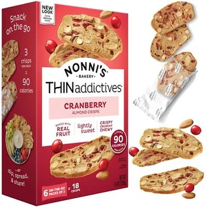 Nonni's Cranberry Thin addictives 4.4 Ounce - Picture 1 of 6