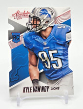 Kyle Van Noy ROOKIE CARD Die-Cut Red Spectrum 2014 Panini Absolute #122 Lions RC