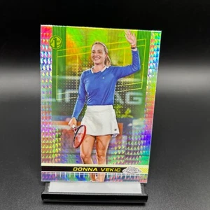 2024 Topps Chrome Tennis Prism Refractor #48 Donna Vekic - Picture 1 of 2