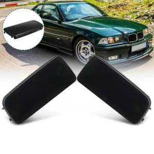 1 Pair Front Bumper Fog Light Lamp Hole Cover For BMW E36 3 Series 318 323 325 - Picture 1 of 8
