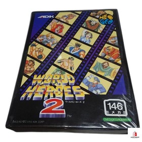 World Heroes 2 Neo Geo NG SNK AES ROM Software ROM Cassette from Japan Used