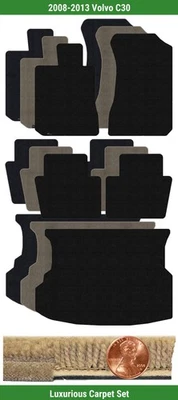 Juego de alfombrillas Lloyd Custom Luxe para Volvo C30 2008-2013 (5 piezas) #10CE Foto 1 de 4