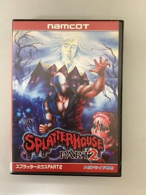 Sega Mega Drive Splatterhouse Part 2 Japan Box Manual Excellent Complete Box - Image 1 of 4