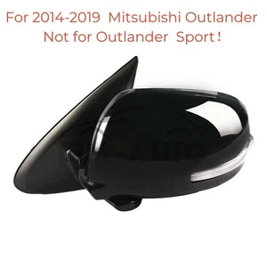 Driver Side Door Mirror for 2014-2019 Mitsubishi Outlander Power Heated w/Signal - Picture 1 of 8