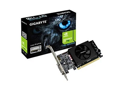 Gigabyte GeForce GT 710 1GB GV-N710D5-1GL REV2.0 Crossfire X8 Video Card - Image 1 of 4