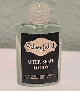 Vintage Rare Fuller Silver Label After Shave Lotion 1/8oz - Picture 1 of 5
