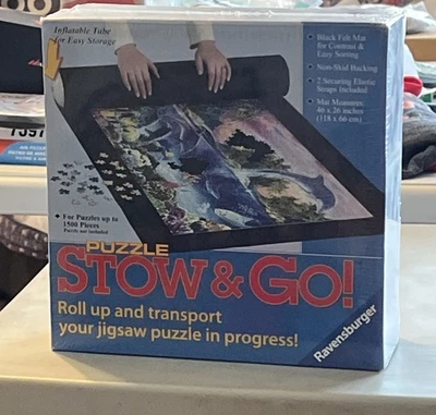 Ravensburger Puzzle Stow and Go Almacenamiento Estera Enrollable Hasta 1500 Piezas NUEVO SELLADO  Foto 1 de 4
