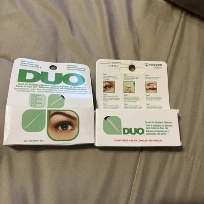 DUO Brush On Striplash Adhesive  Eyelash Glue "DUO56812" - White/Clear (2 Pack) - Image 1 of 2
