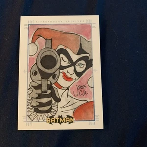 Tarjeta de boceto de Batman Archives Sketchafex Harley Quinn ¡Muy bonita!!!!! - Imagen 1 de 6