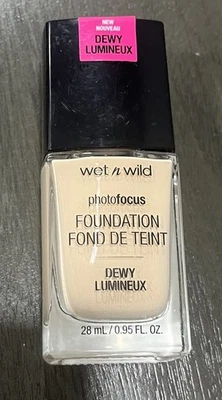 Wet n Wild PhotoFocus Dewy Foundation, Fair Porcelain, 0.95 fl oz .*NEW* - Image 1 of 2
